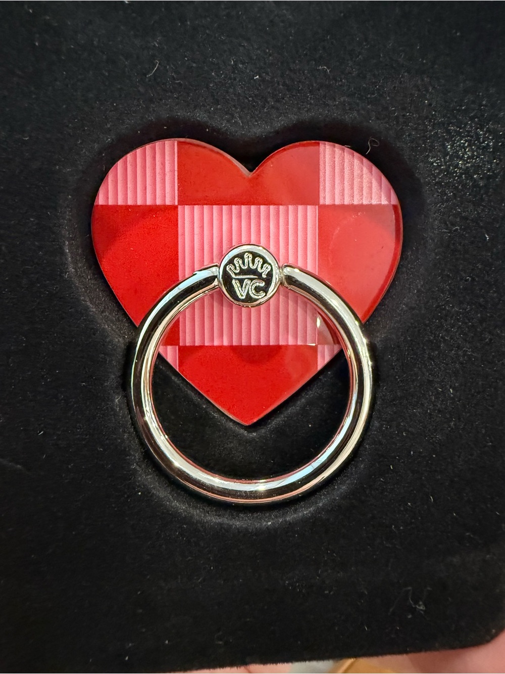 Velvet Caviar Heart Ring Phone Grip/ Stand